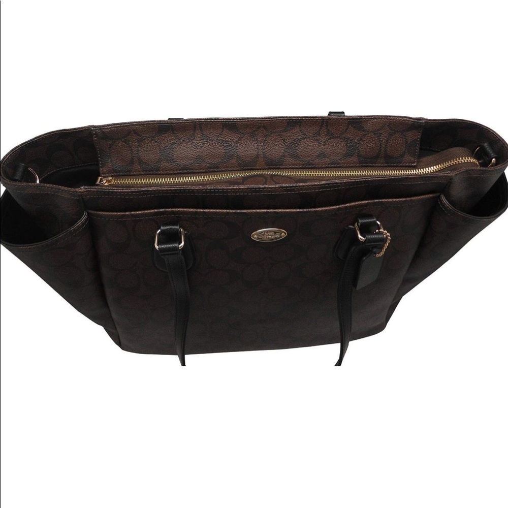 Coach tote/  diaper bag - Picture 4 of 7